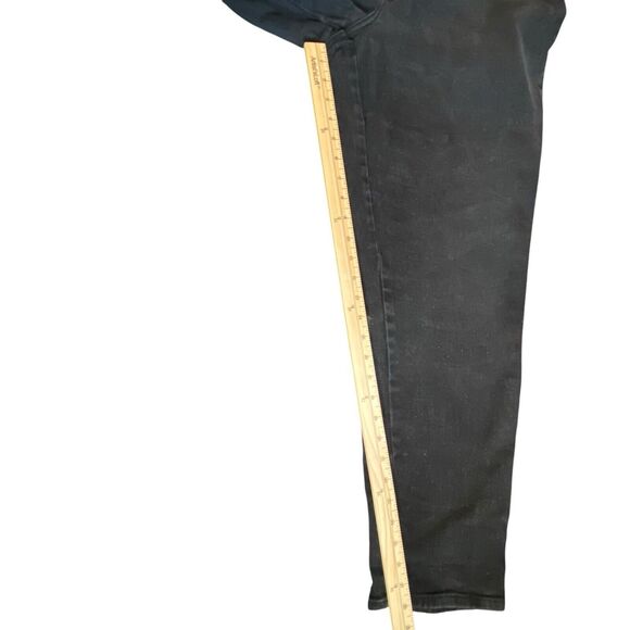 JMS Just My Size Stretch Black Denim Jeans Straight Leg Women's Plus Size 18W - Picture 9 of 10